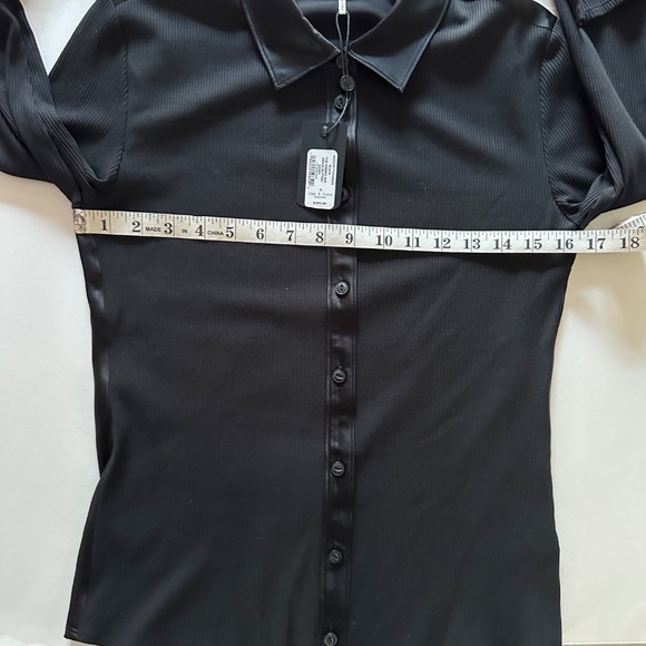 Rag & Bone The Ribbed Mix Media Button Down - Size S - NEW With Tags. - Picture 12 of 16